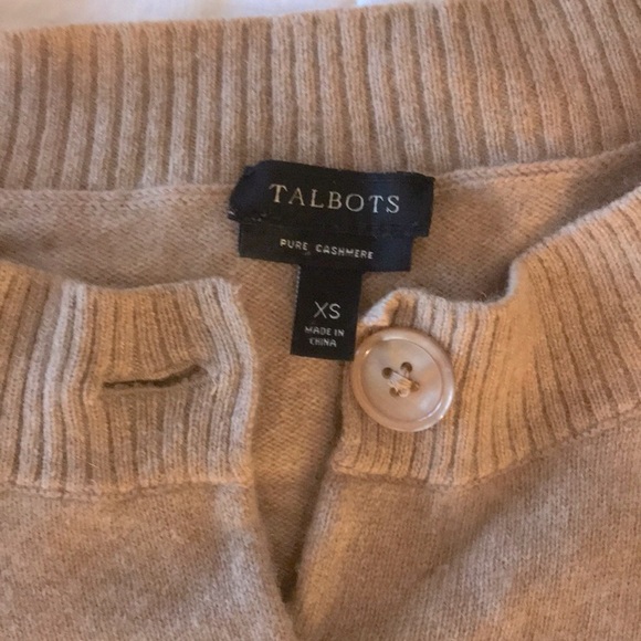 Talbots 100% cashmere cardigan - Picture 4 of 7